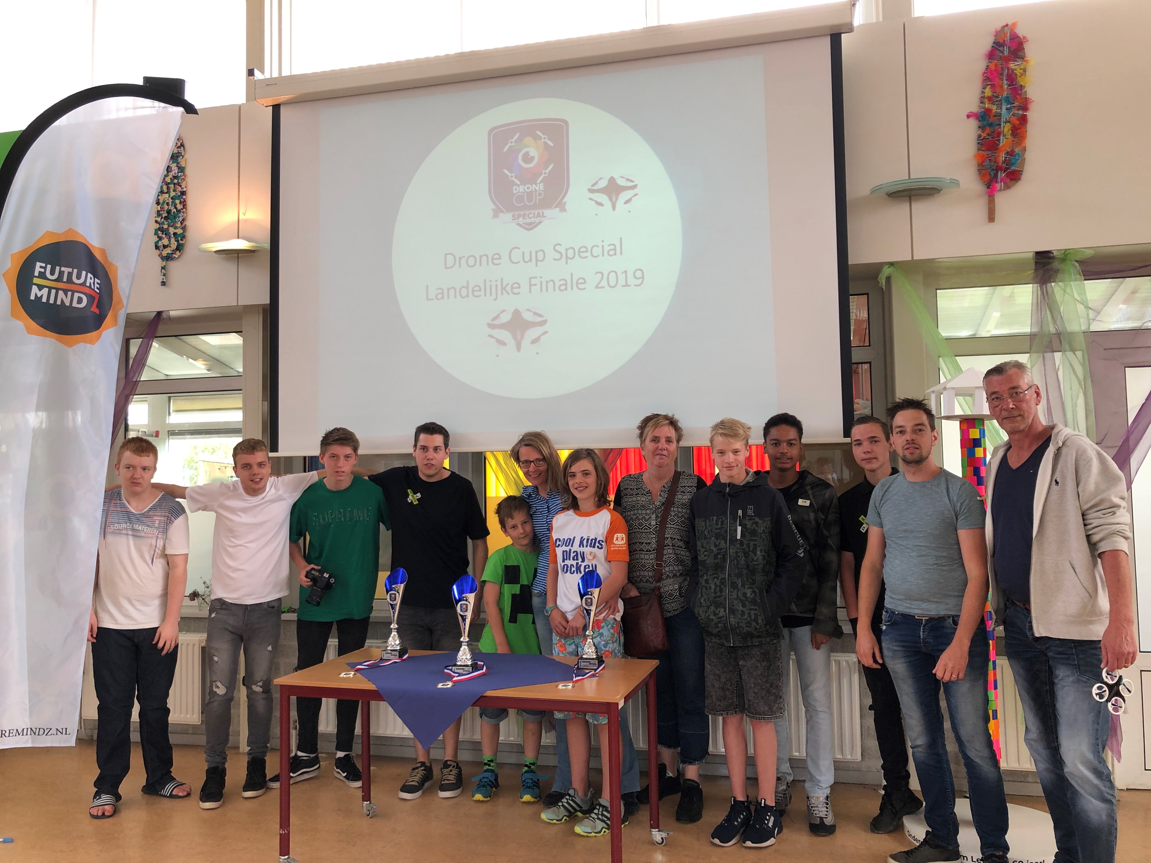 Tweede plaats voor leerlingen van iXklas Arnhem in finale van de Drone Cup Special