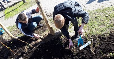Buitenlesdag op SO De Linde: aan de slag met een snoephaag en moestuinbak!