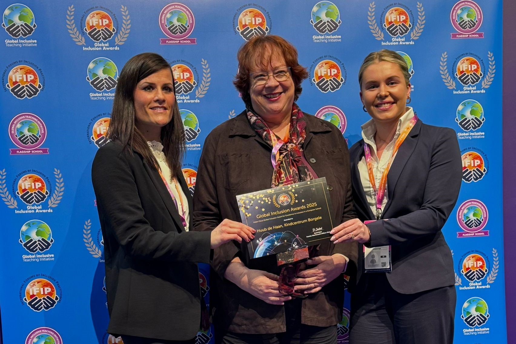 KindCentrum Borgele ontvangt Een Global Inclusion Award tijdens BETT 2025